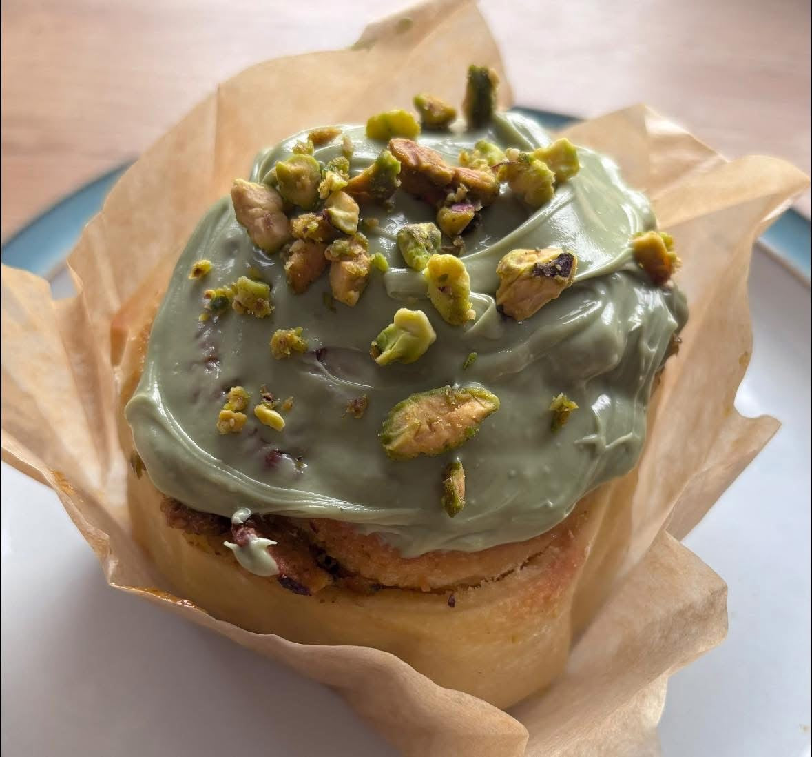 Pistachio bun